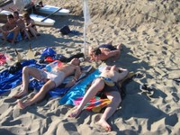 Finalmente in spiaggia... 